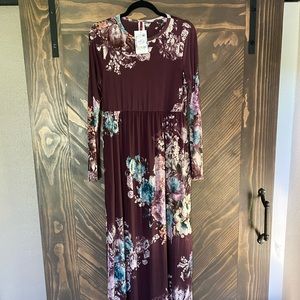 Brand new floral maxi dress